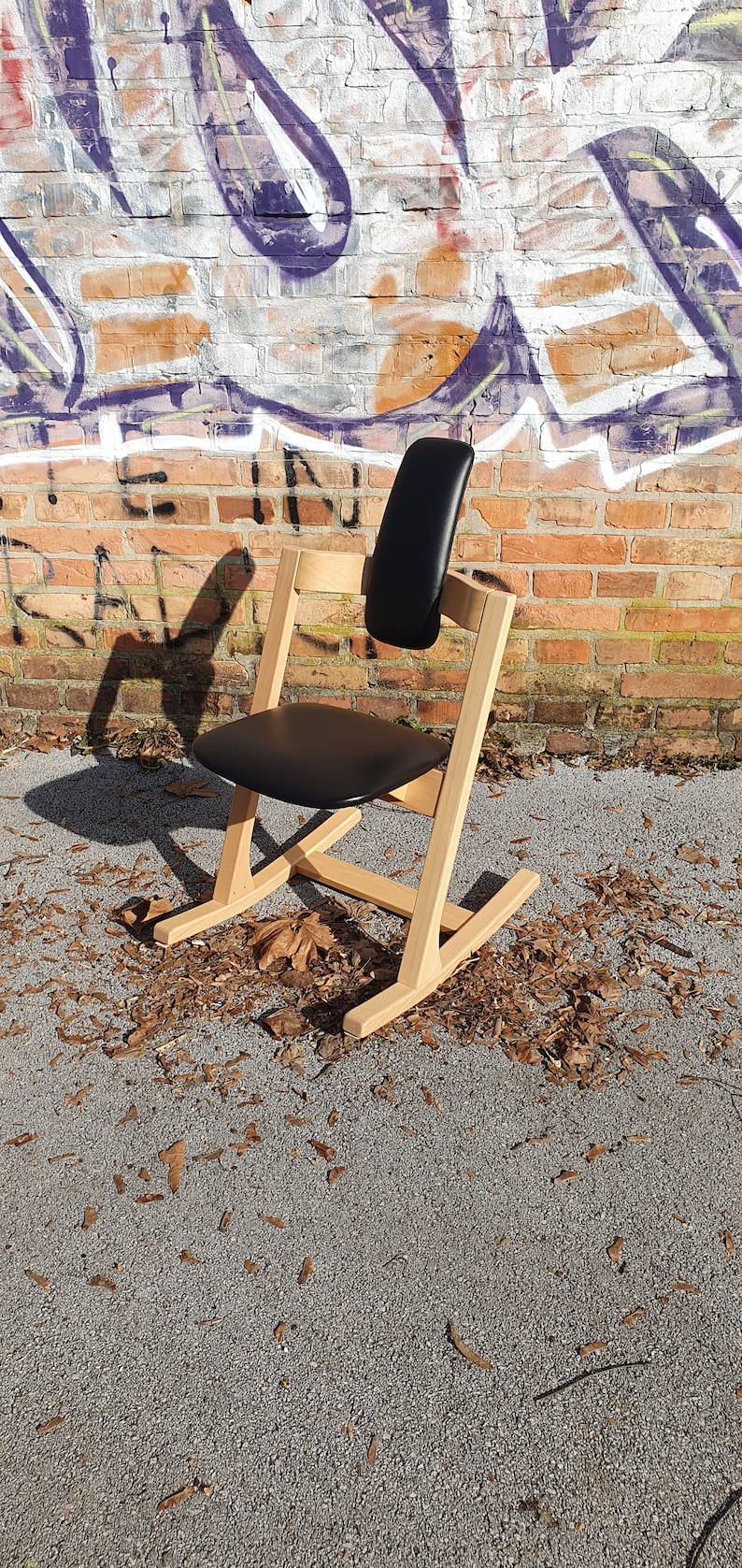 Vintage Peter Opsvik Stokke Pendulum Chair, Ergonomic Rocking Armchair ...