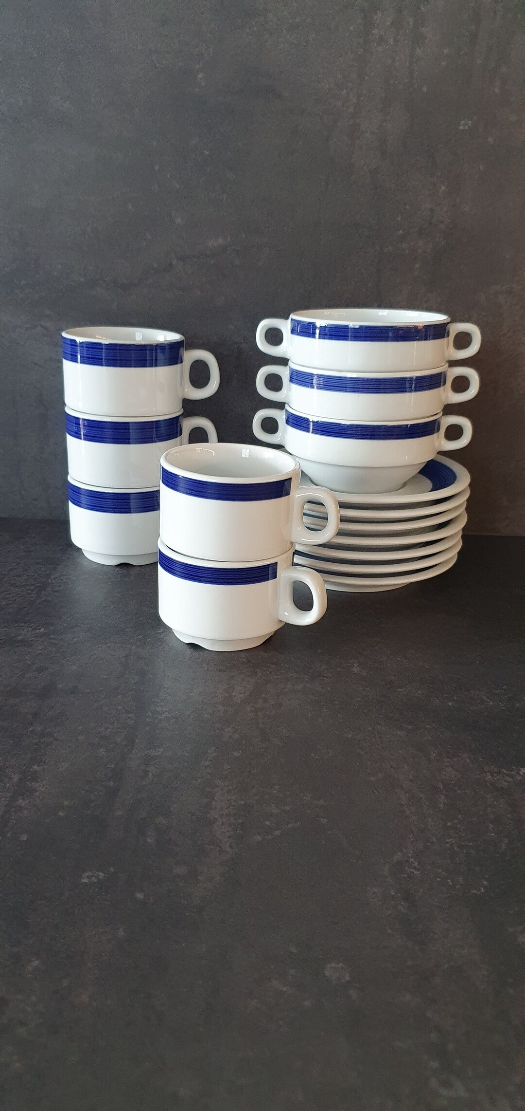 Vintage Espresso Cups Made by Jugokeramika, Yugoslavia / Vintage Coffee