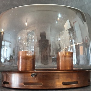 Vintage Ceiling or Wall Light/ glass sconce / Mid century Ceiling Light / MCM Ceiling Light / sconce light / flush mounth light