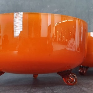 Vintage Glass Bowl made in Yugoslavia Prokuplje / Home Decor/ Mid-Century Bowl /Dragan Drobnjak / 70s interior