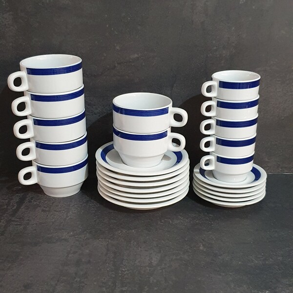 Vintage Espresso Cups made by Jugokeramika, Yugoslavia / Vintage Coffee Cup / Ceramic Cup / Coffee Mug /