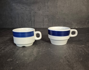 Vintage Espressotassen von Jugokeramika, Jugoslawien / Vintage Kaffeetasse / Keramiktasse / Kaffeebecher /