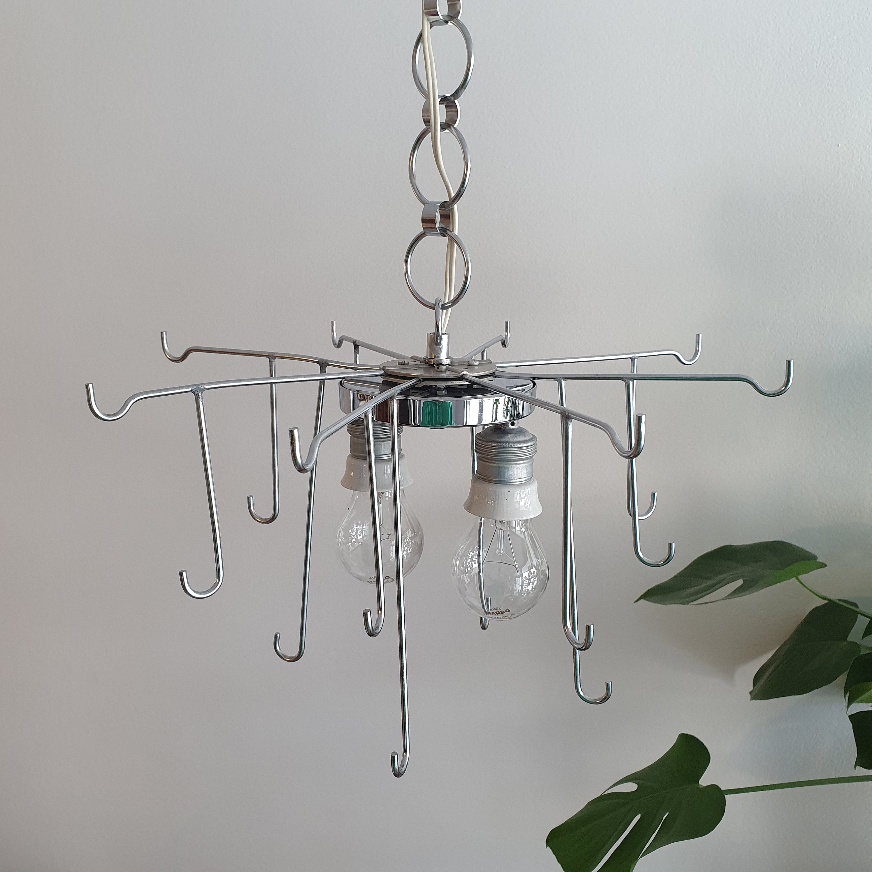 ムラーノガラス ディスク シャンデリア / ミッドセンチュリー