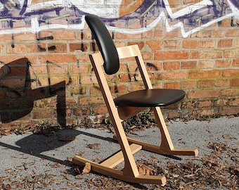 Silla de péndulo Peter Opsvik Stokke vintage, sillón mecedor ergonómico
