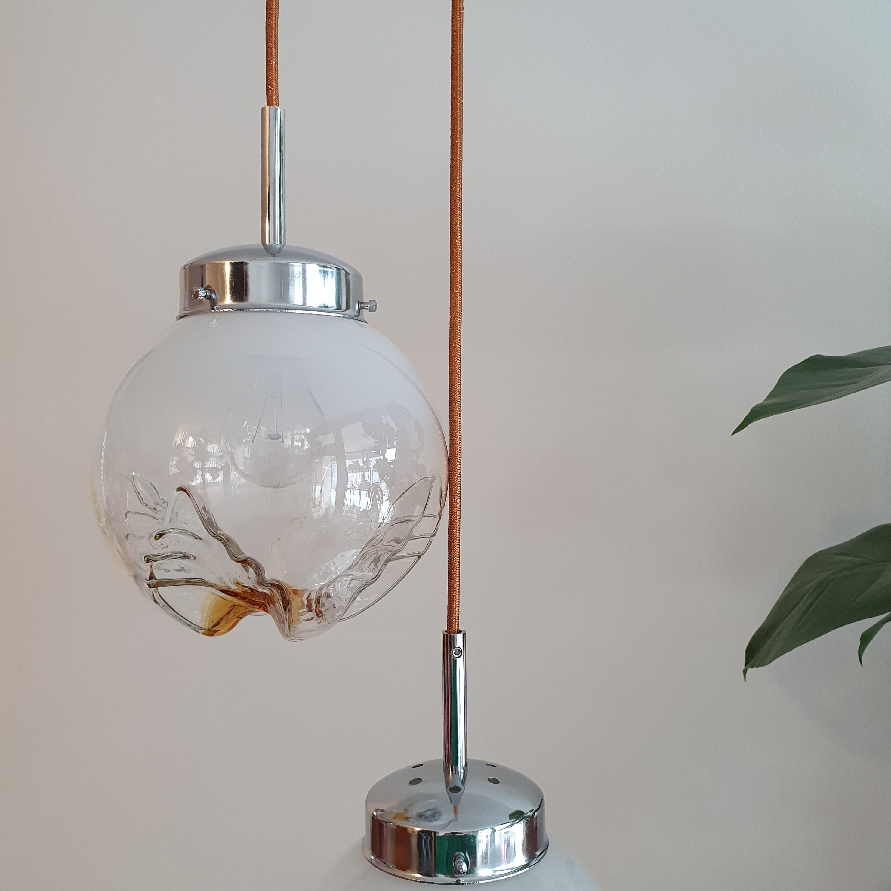 ヴィンテージ ムラーノ ガラス ペンダント ライト / カスケード