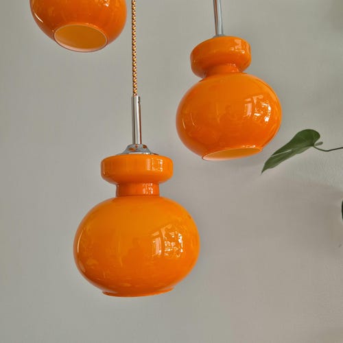 ムラーノガラス ディスク シャンデリア / ミッドセンチュリー