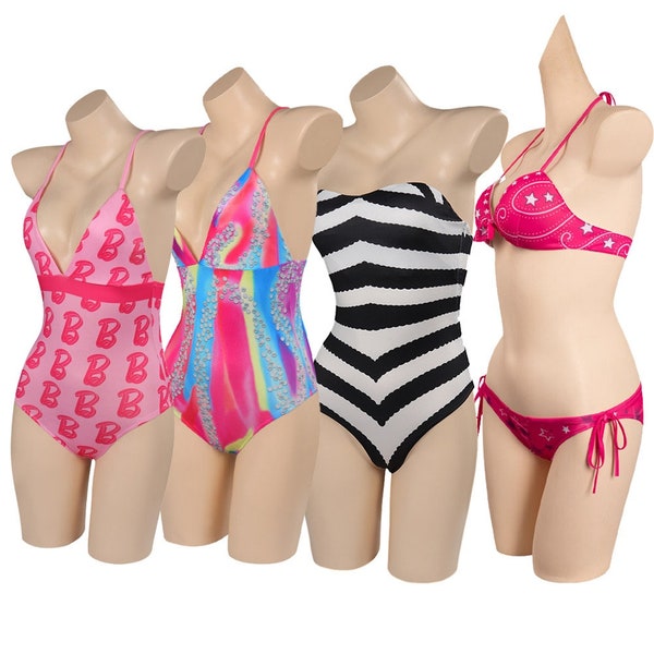 Barbie Black and White Swimsuit - Etsy
