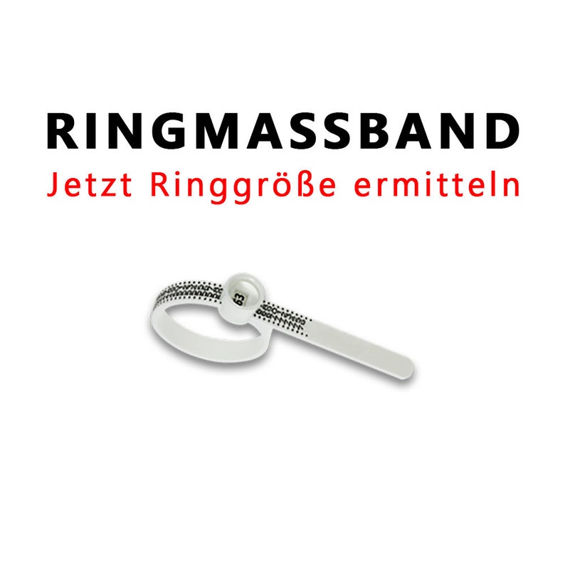 Ringmaßband inkl 10% Rabattcode, Ringgrößenmesser, Multisizer, Ringgröße messen, Ringgröße ermitteln Bild 2