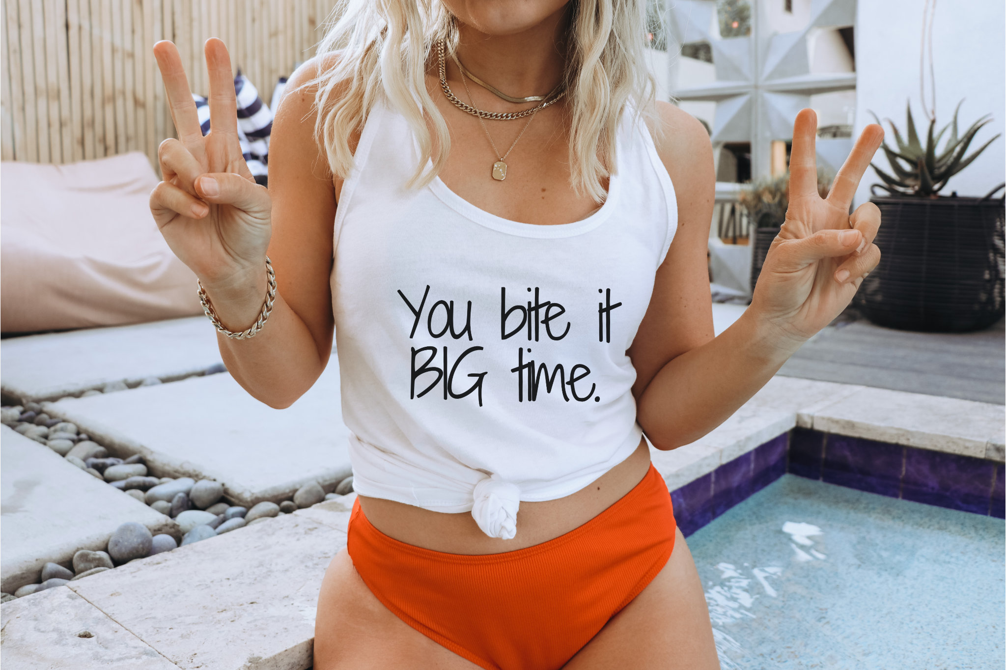 Women's Funny Tank Top, Women's Racerback Tank, Sarcastic Shirt, Unique Funny Tank, You Bite it Big Time, One of a Kind Tank, Women's Gift