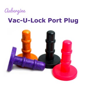 Vac-U-Lock Port Plug Platinum Silicone Accessory