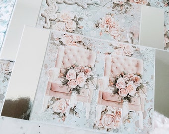 Cadeau mariage album fait main scrapbooking