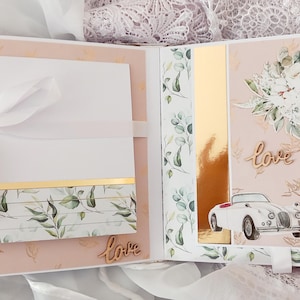 Cadeau mariage album fait main scrapbooking