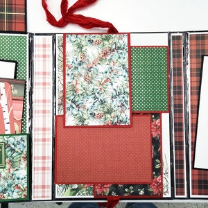 Christmas photo album, scrapbook handmade