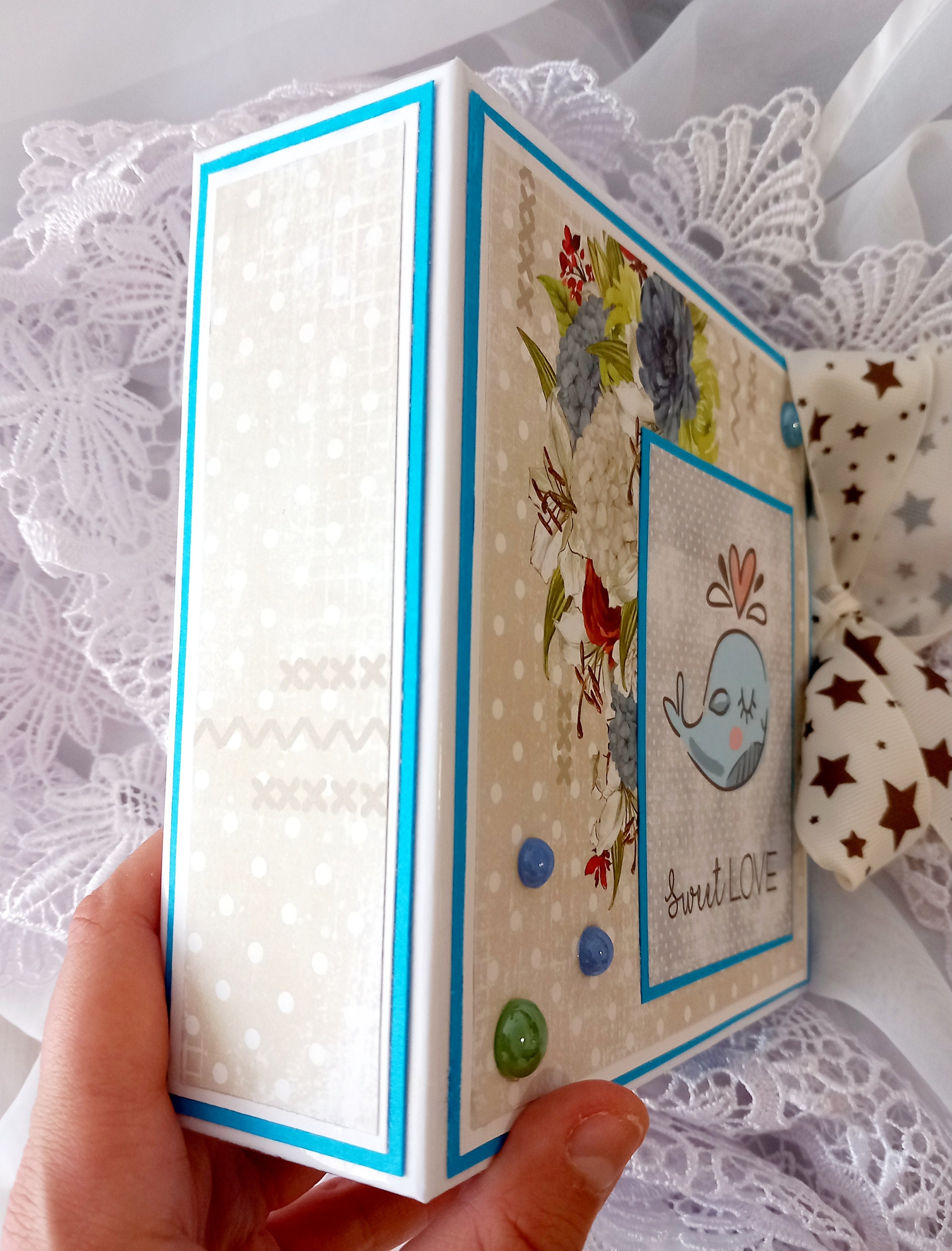 Handmade Scrapbook Album Baby Boy First Year Etsy