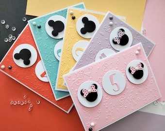 Mickey Minnie Birthday Invitations