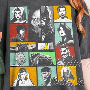 Dispatch Video Game Comfort Colors 1717 Shirt, Vintage Style Tee, Gift for Her/Him