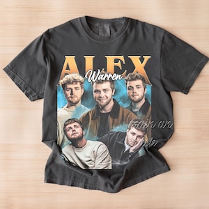 Alex Warren Comfort Colors 1717 Shirt, Vintage Style Tee, Gift for Her/Him