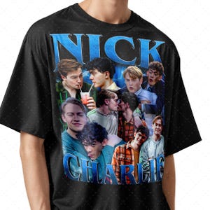 Nick and Charlie Inspired Tee, Unisex T-Shirt with Nick and Charlie, TV Series Fan Gift, Graphic Tee, Casual Top