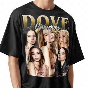 Dove Cameron Inspired Tee, Unisex T-Shirt with Dove Cameron, Fan Gift, Graphic Tee, Casual Top