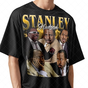 Stanley Hudson Inspired Tee, Unisex T-Shirt with Stanley Hudson, Fan Gift, Graphic Tee, Casual Top
