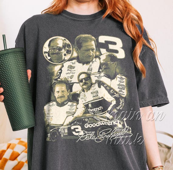 Comfort Colors Dale Earnhardt Shirt, Vintage Style Tee, Gift for Her/Him