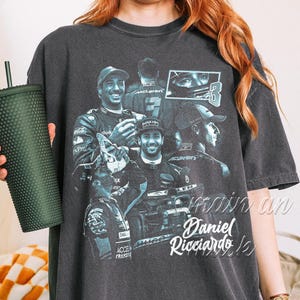 Comfort Colors Daniel Ricciardo Shirt, Vintage Style Tee, Gift for Her/Him