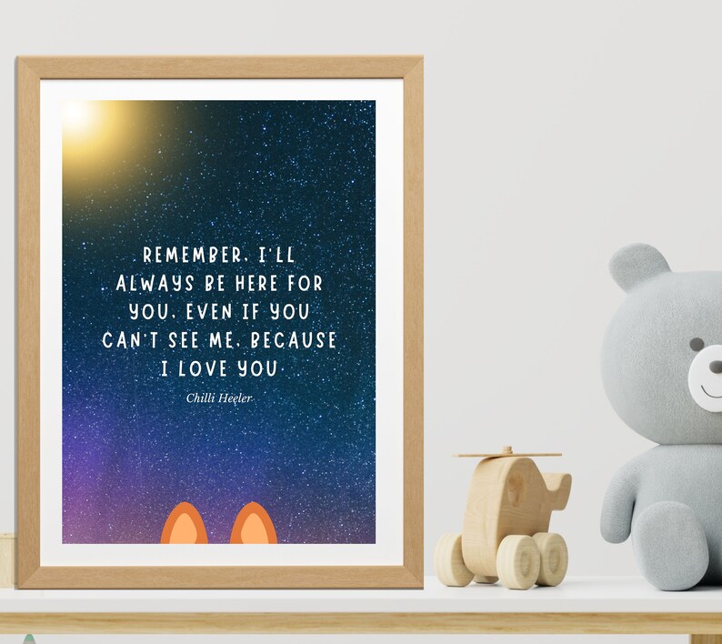 Bluey Chilli Heeler Quote Sleepytime Print Remember Etsy