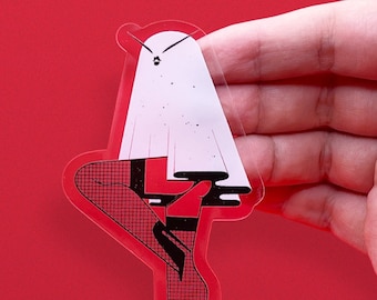Ghost // Clear Vinyl Sticker