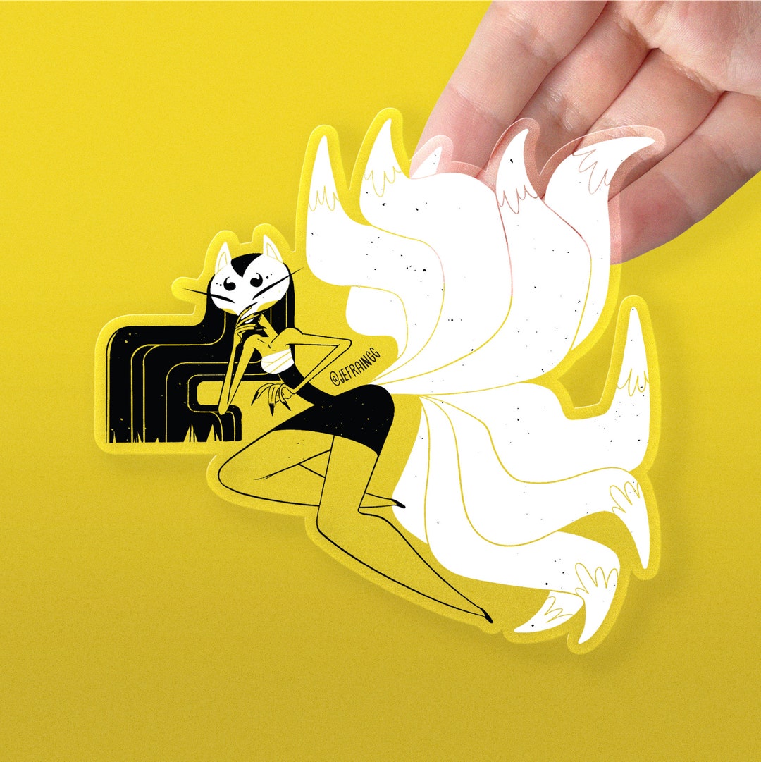 Kuimo Stickers Kumiho // Clear Vinyl Sticker - Etsy