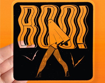 Boo Ghost // Clear Vinyl Sticker