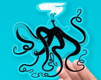 Octopus // Clear Vinyl Sticker