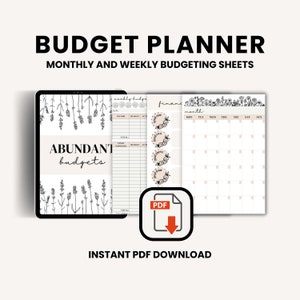Relaxation Budget Planner DIGITAL DOWNLOAD • Abundant Budgets