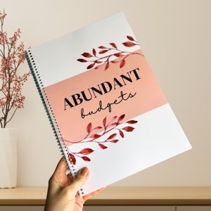 A4 6-Month Soft Cover Budget Planner • Blush Edition • Abundant Budgets
