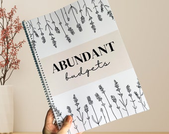 A4 6-Month Soft Cover Budget Planner • Relaxation Edition • Abundant Budgets