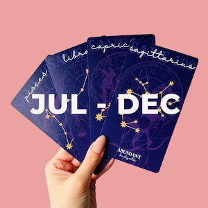 Zodiac Savings Challenge • July - Dec • Abundant Budgets