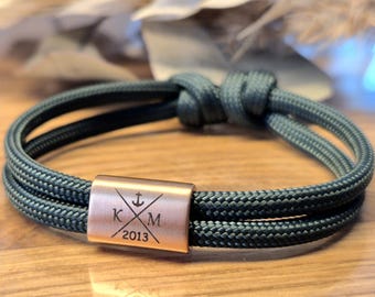 Gravur Armband, Armband personalisiert, Konfirmation, Initialen Gravurarmband, Familien Armband, Gravur Armband Koordinaten, Kommunion