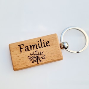 Schlüsselanhänger aus Holz, Schlüsselanhänger, Familie, Stammbaum, Lebensbaum, Schlüsselanhänger personalisiert,