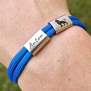 Personalized schoolchild bracelet, children&#39;s bracelet, sailing rope, gift with name, school cone, gift for school enrollment 2025, school introduction