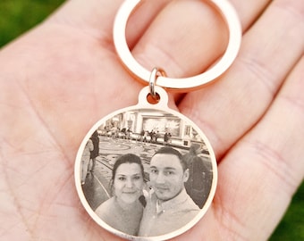 Foto Schlüsselanhänger, Fotogravur, Wunschgravur, Geschenk, Gravur, Liebe , Muttertag, Valentinstag, Edelstahl, , Bildgravur