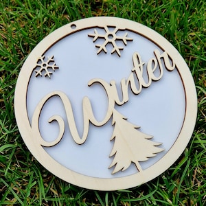 winter wreath, winter decoration, decoration, wooden wreath, winter, winter time, decorative ring