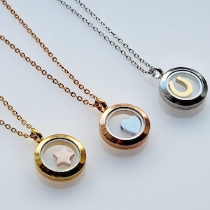Medallón personalizado 20 mm, collar, carta, dijes, recuerdos, regalo, San Valentín, Día de la Madre, amor