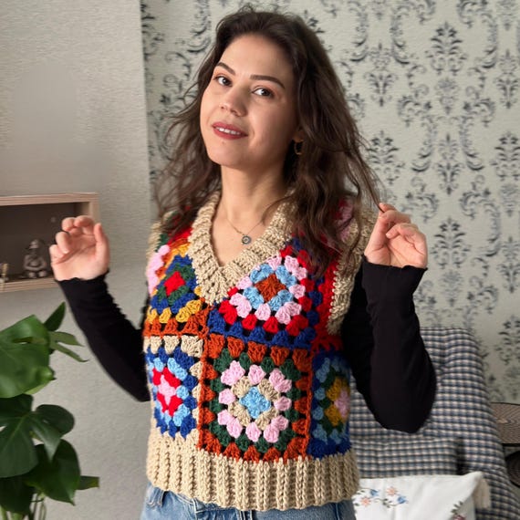 Ropa Hippie Chalecos Hippies Crochet Boho Chic Ropa De Hippies