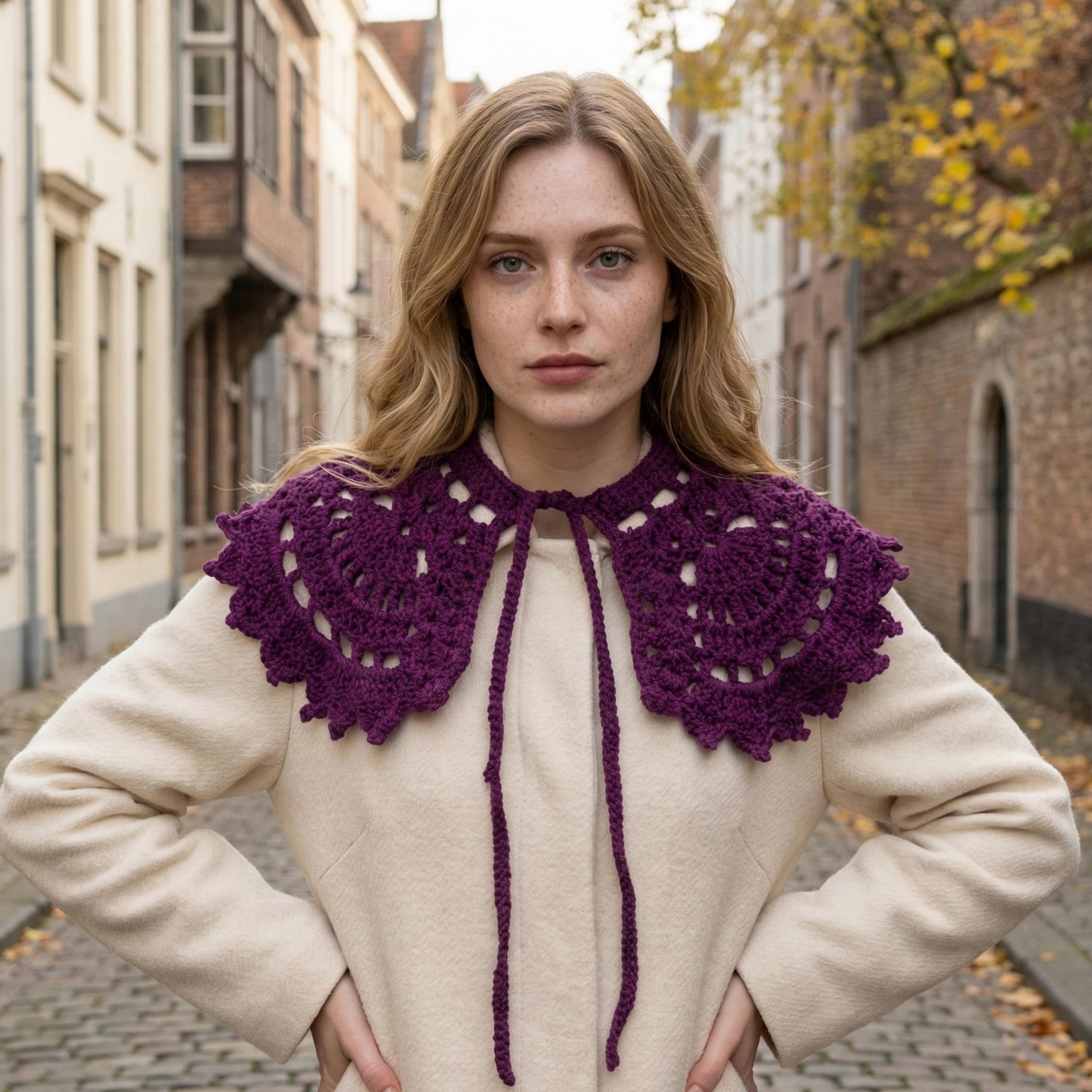Detachable Crochet Lace Collar: Vintage Inspired Cottagecore 