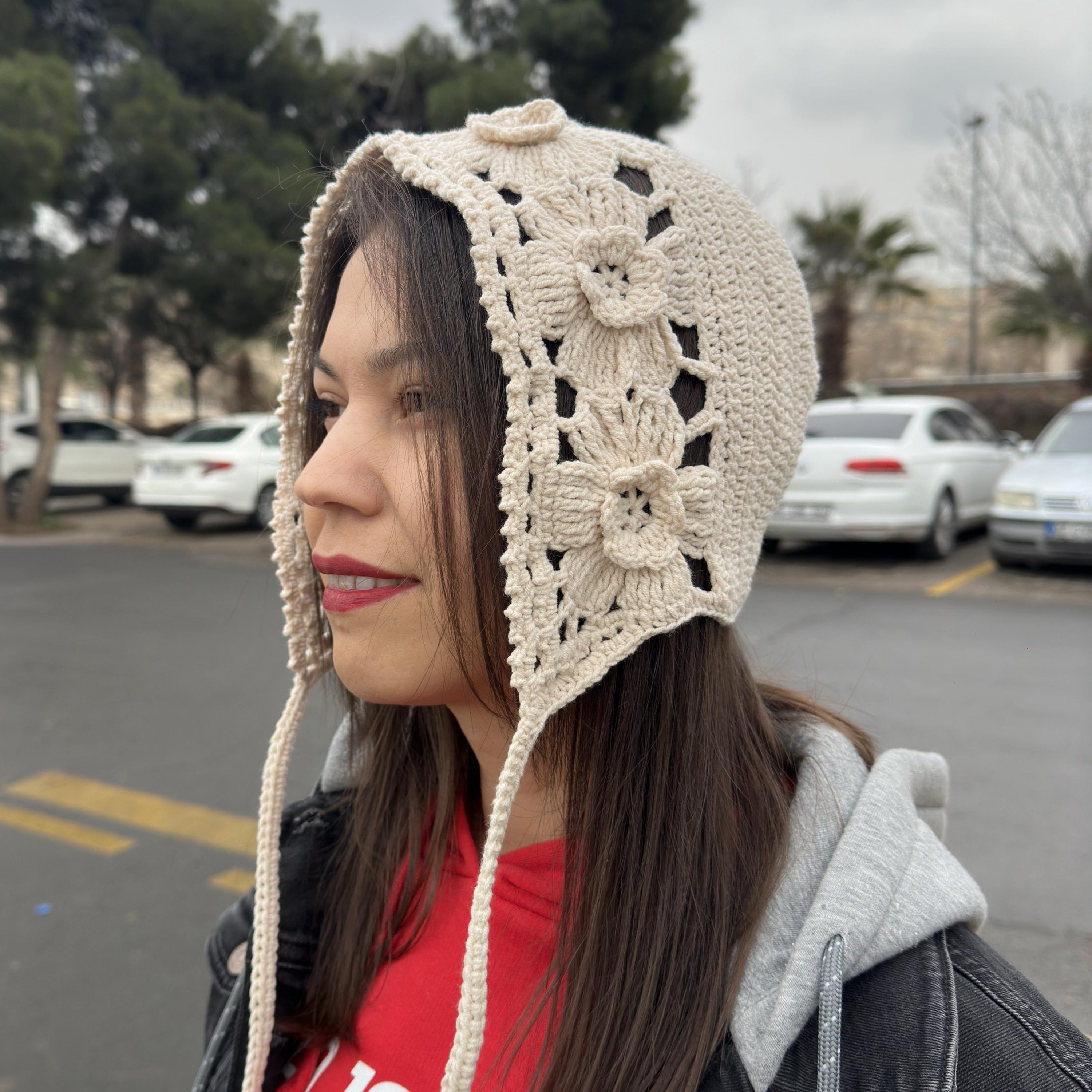 Crochet Bonnet,handmade 4different Adult Bonnet,custom Summer Hat ...