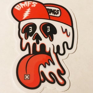 BMFS 33 skull guy - og colorway sticker
