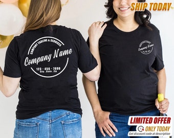 Company Shirtsbusiness Shirtscustom Logo Shirtcustom - Etsy