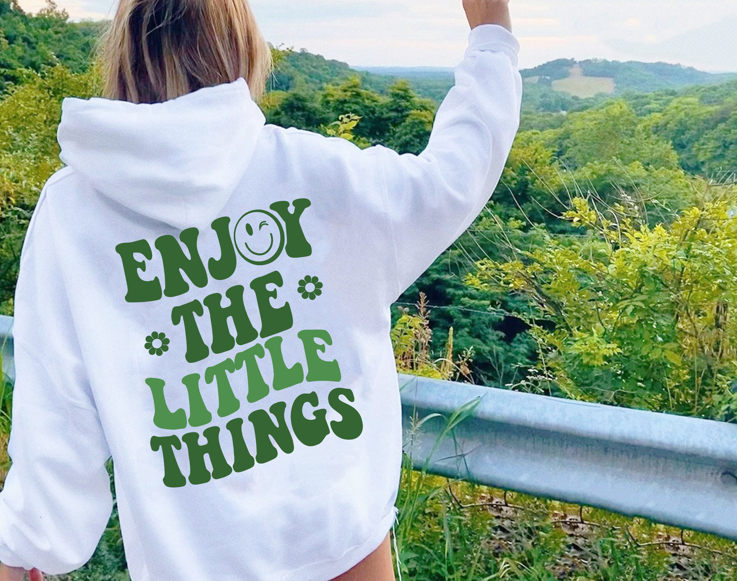 Enjoy the Little Things Hoodie Oversized Hoodie Cute - Etsy