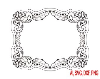 Diseño vectorial SVG de hebilla de cinturón estilo western (descarga digital)