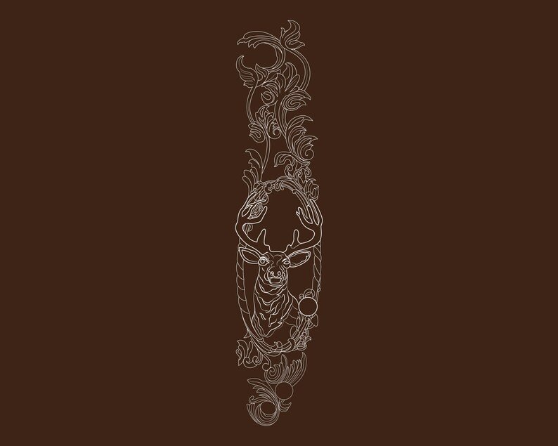 Knife Scroll SVG – Ornamental Engraving Vector File

CNC Laser Knife Engraving Design – Scroll Pattern

Decorative Scrollwork Vector for Knife Bolster

Engraving Pattern SVG DXF PNG AI – Knife Handle Design

Knife Scroll Engraving File – Instant Digital Download