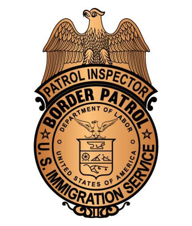 Border Patrol Inspector Badge SVG – Vector File - Etsy